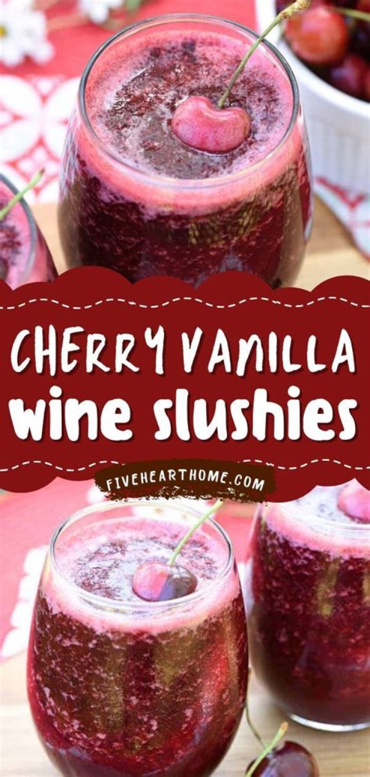 What are wine slushies made of?
