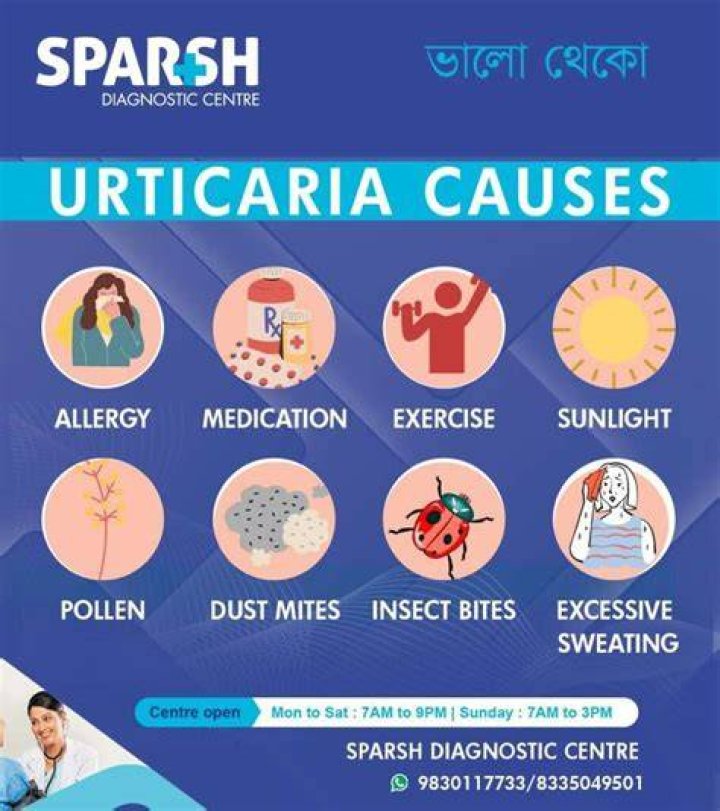 What cancers cause cold urticaria?