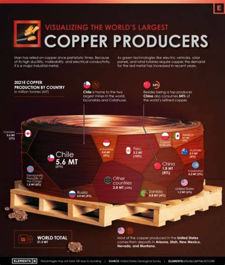 What company is the largest copper producer?