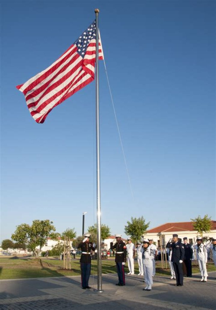 What do you do at flag ceremony?