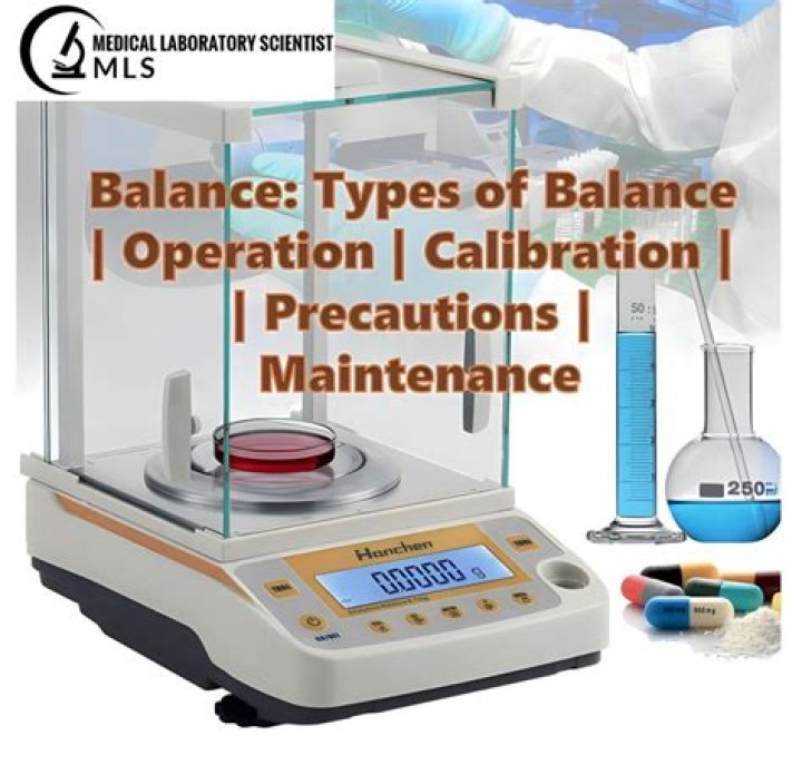 What does an analytical balance measure?