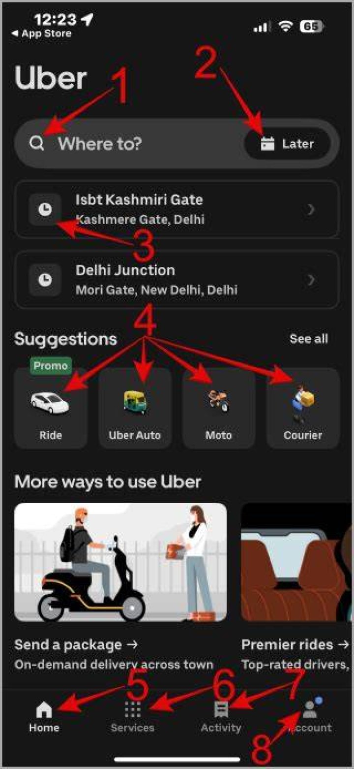 What does Premier Uber mean?