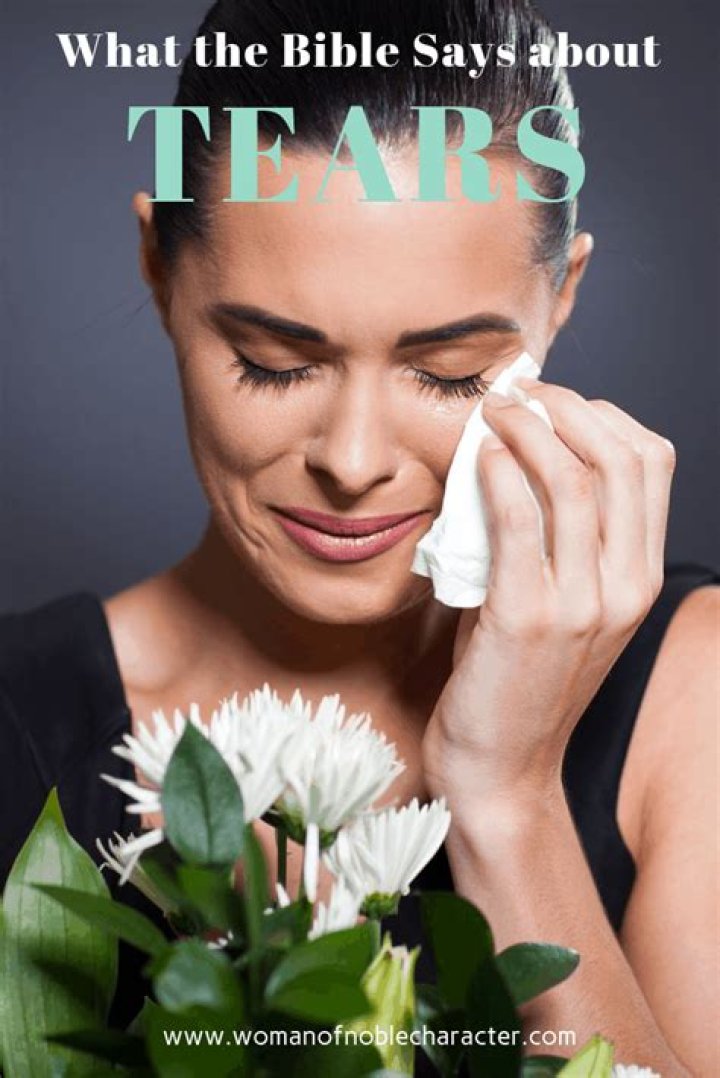 What does tears represent in the Bible?