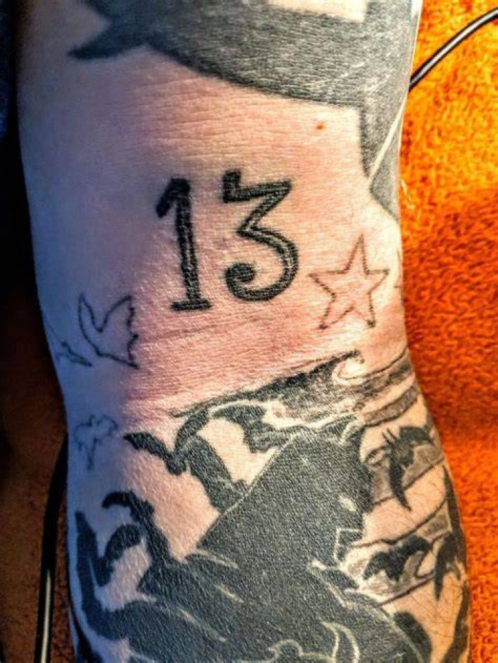 What does the number 13 tattoo mean?
