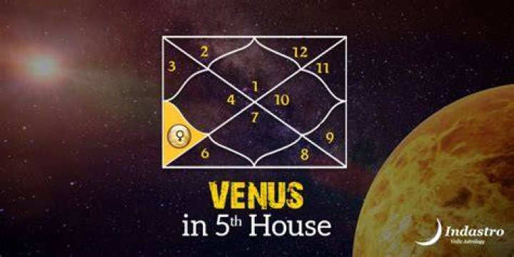 What happens if Sun and Venus is in 5th house?