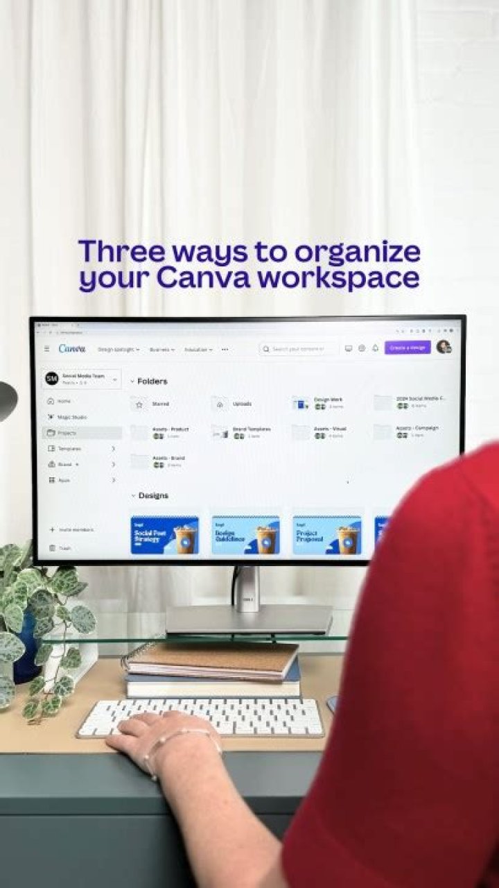 What is a Canva workspace?
