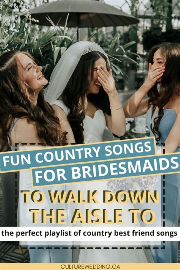 What is a good country song to walk down the aisle to?
