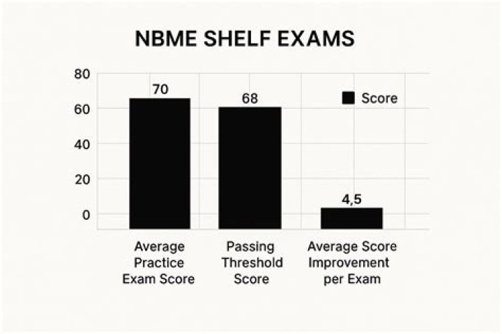What is a good Nbme shelf score?
