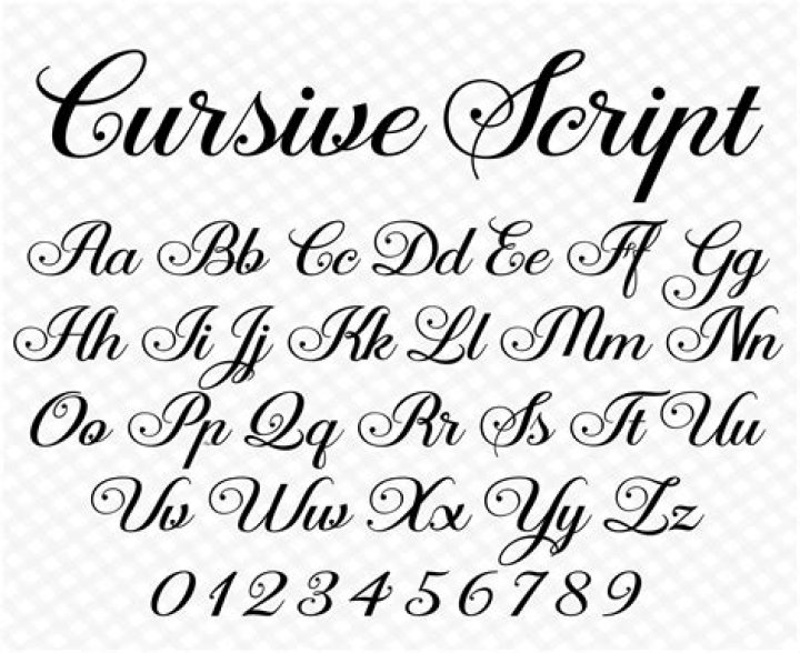 What is a script font?