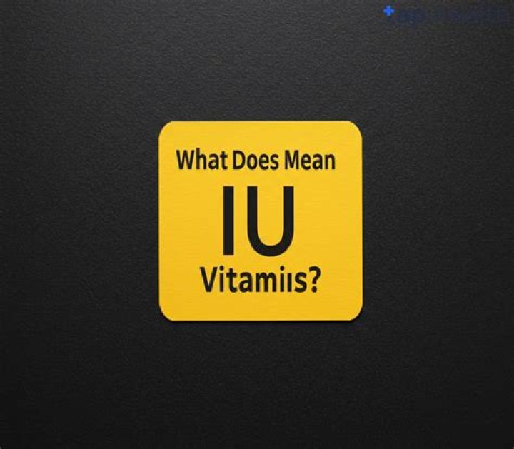 What is IU L mean?