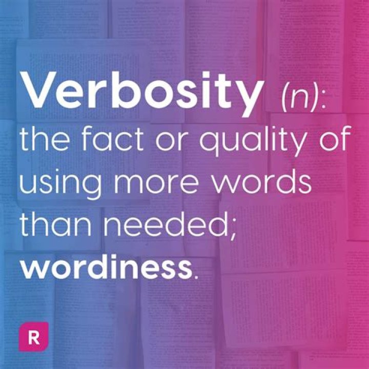 What is overly wordy?