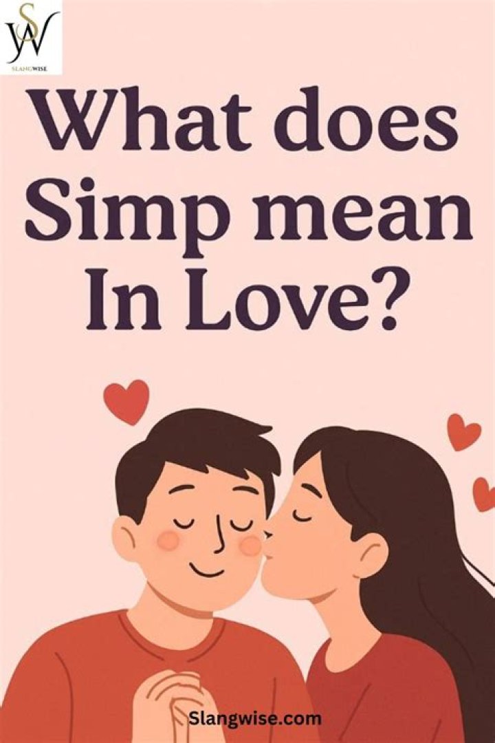 What is simp mean in slang?