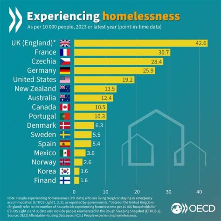 What is the global definition for homeless or homelessness?