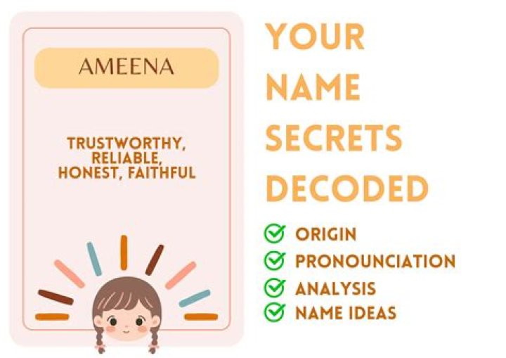 What is the meaning of the name Ameena?
