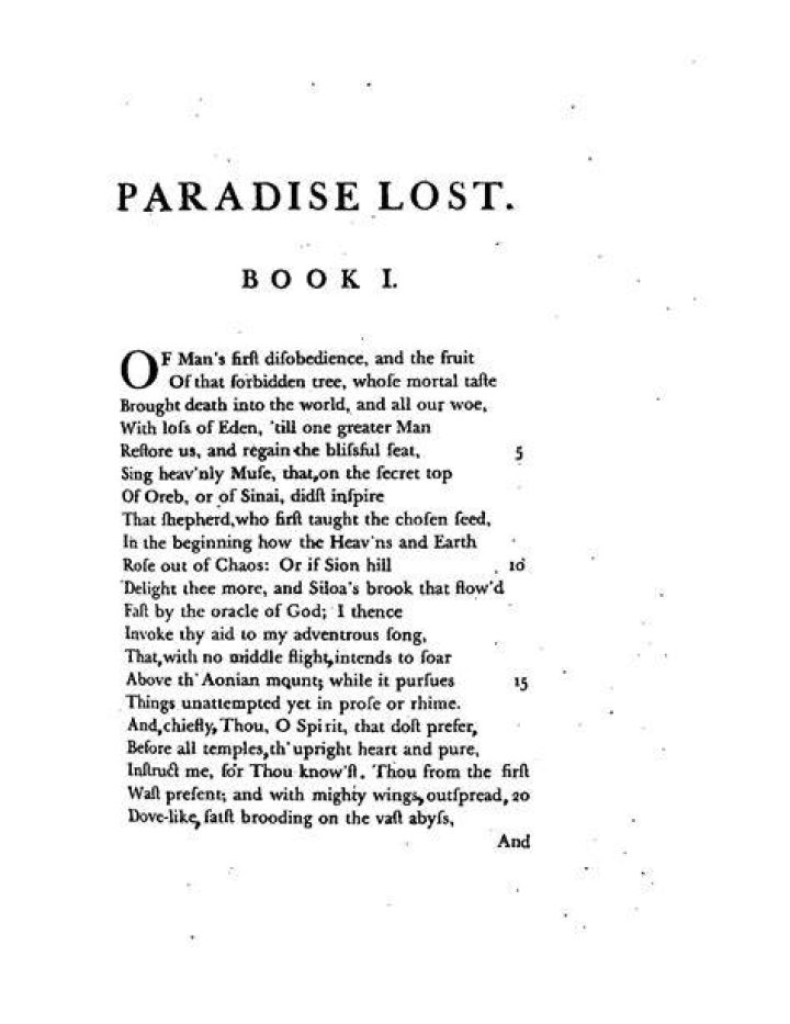 What is the most famous line from Paradise Lost?