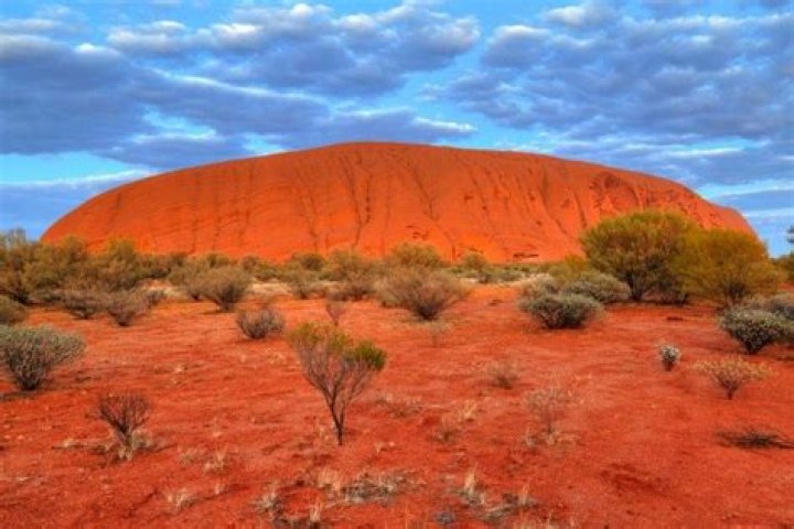 What is the most famous sight in the Australian outback?