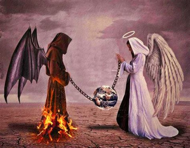 What is the significance of good angel and evil angel in Dr Faustus?