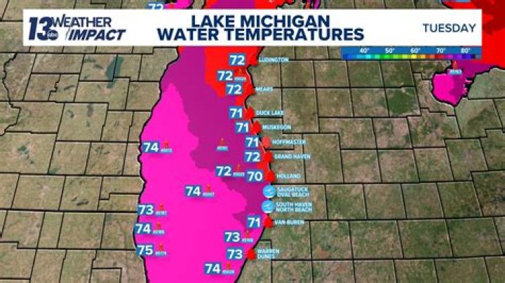 What is the water temperature at Bear Lake in June?
