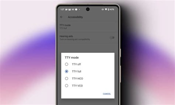 What is TTY mode in iPhone?