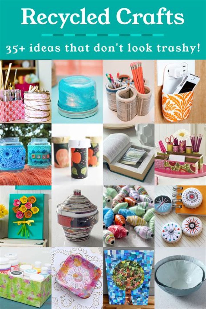 What products can you make out of recycled materials?