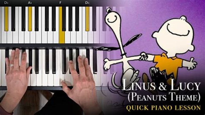 What song does Linus play on the piano?