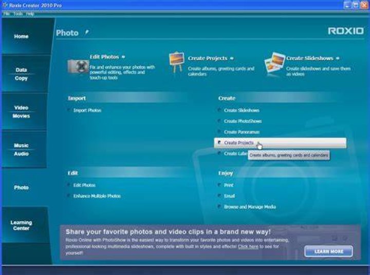 What version of Roxio is compatible with Windows 7?
