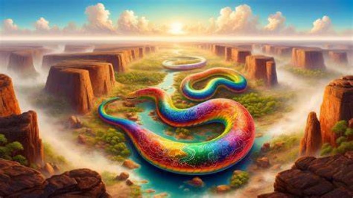 What was the Rainbow Serpent myth?