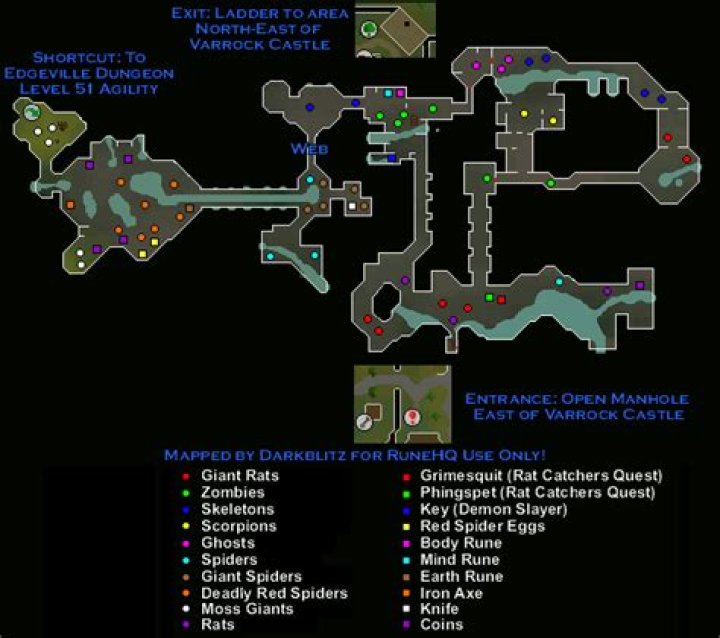 Where are the sewers in varrock?