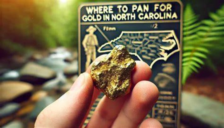 Where can I find gold in North Carolina creeks?