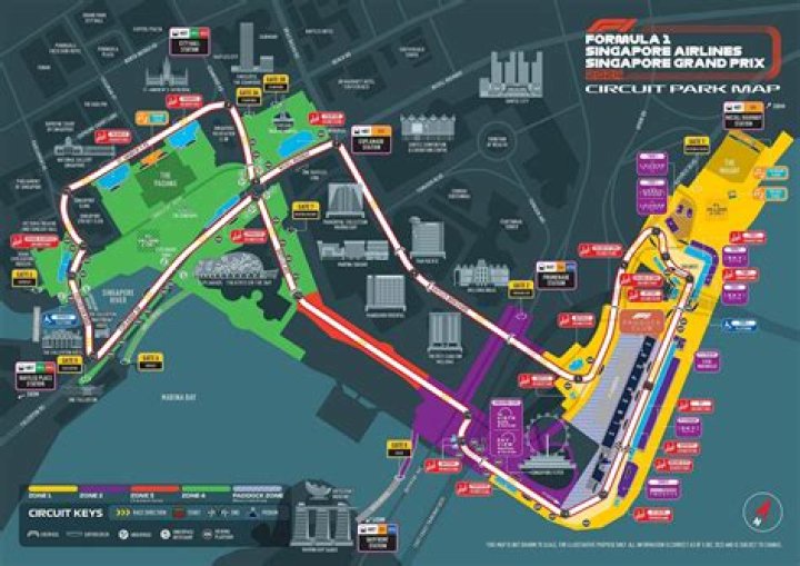 Where is Singapore F1 race track?