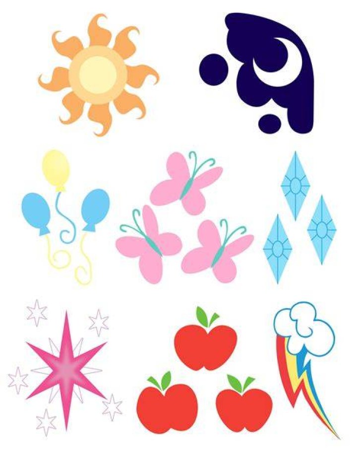 Which My Little Pony has a sun cutie mark?