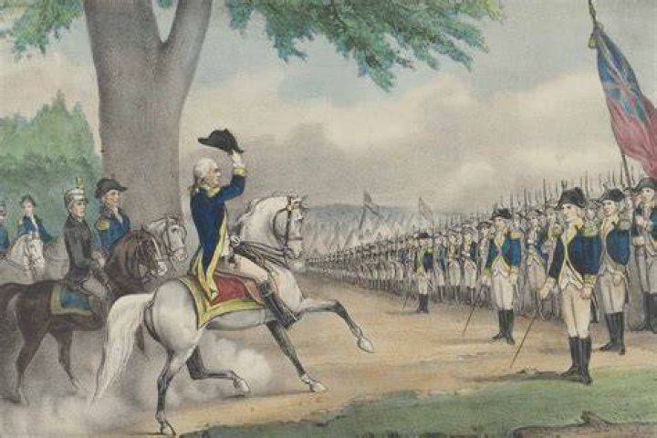 Who commanded the Patriot colonial troops?
