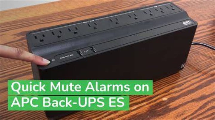 Why does APC battery backup keep beeping?
