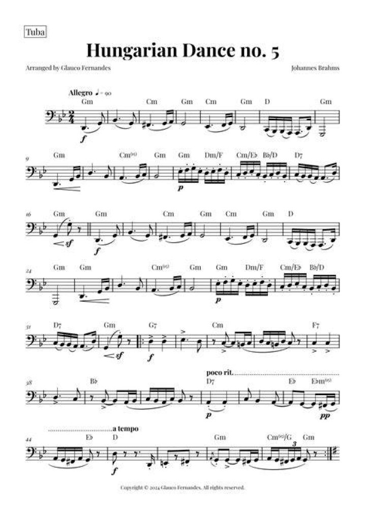 Why is the music called Hungarian Dance No 5?